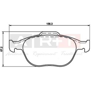 FREN BALATASI ON FORD CONNECT 02- LP1724