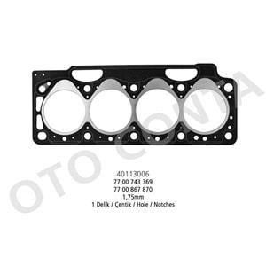 MOTOR TAKIM CONTA KECELI SILINDIR KAPAKSIZ R19 ESXPRESS CLIO KANGOO MEGANE 1.9 D (F8Q)