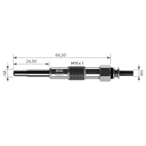 KIZDIRMA BUJISI BMC T80 CROME 1.9