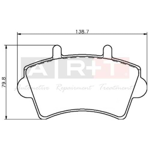 FREN BALATASI ON RENAULT MASTER II 01-06 OPEL MOVANO A 01-06 LP1746