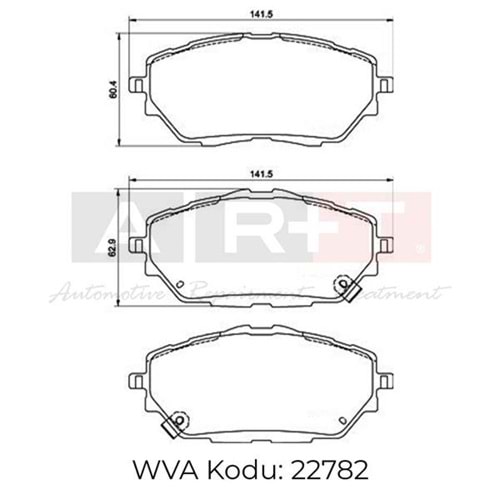 FREN BALATASI ON TOYOTA COROLLA XII 16- C-HR LP3378