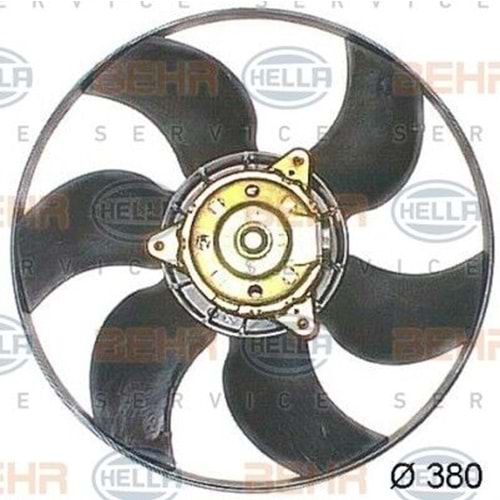 FAN MOTORU PERVANELI CLIO II-KANGOO 97>MEGANE I-SCENIC I (99-03) (AC)
