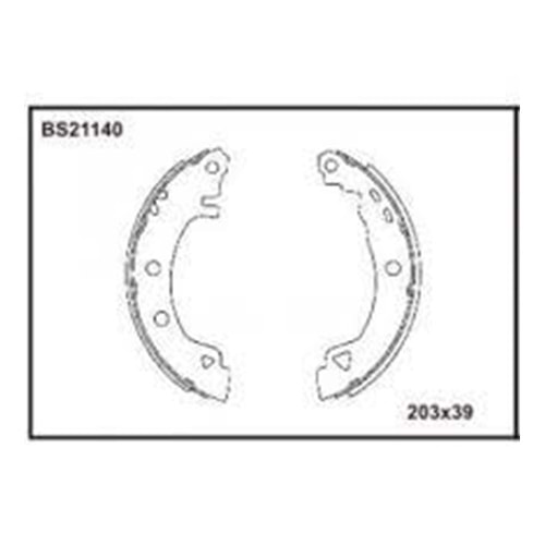 FREN BALATASI ARKA PABUCLU R19 EXPRESS BRAVA BRAVO MAREA