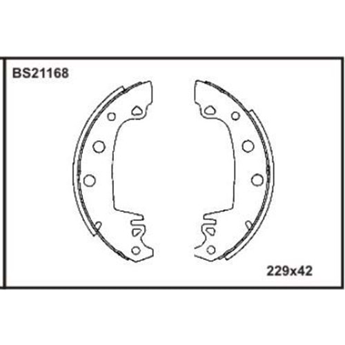 FREN BALATASI ARKA PABUCLU YAPISTIRMA R12 M131