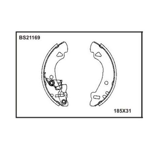 FREN BALATASI ARKA PABUCLU UNO 70 PANDA 95-04