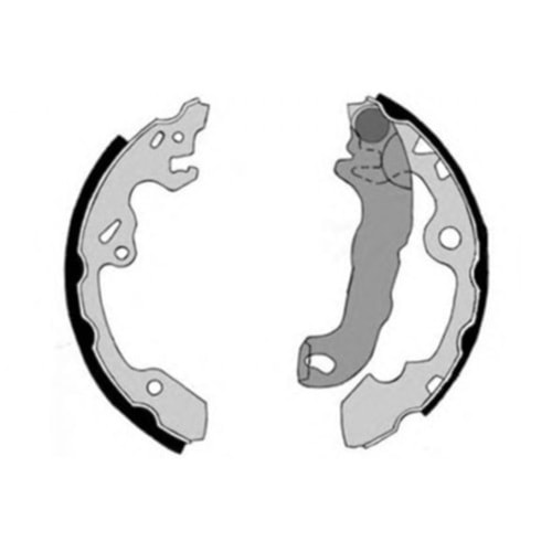 FREN BALATASI ARKA PABUCLU MAREA 96-02 BRAVO 96-> BRAVA 96-01 ALFA 145 96-01 146 96-01