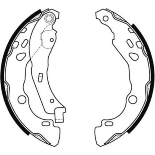 FREN BALATASI ARKA PABUCLU CLIO II III IV 98> THALIA 08> LOGAN 04> SANDERO 07> P208 12> P301 12> C-E