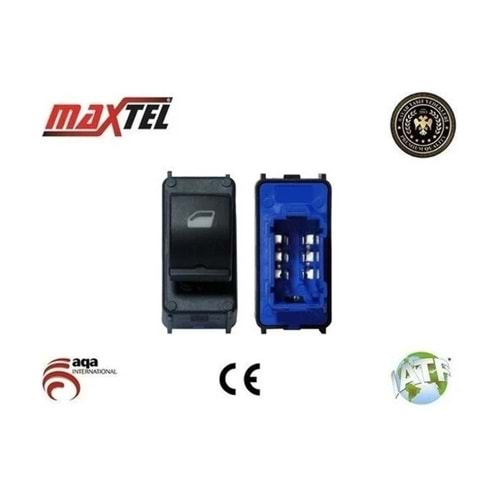 CAM KALDIRMA ANAHTARI ARKA PEUGEOT 301 12- MAVI 6 PIN