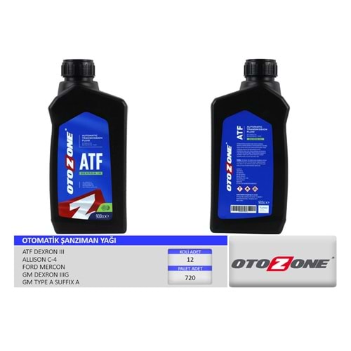 OTOMATIK SANZIMAN YAGI ATF III 900CC DEXRON III (KIRMIZI)