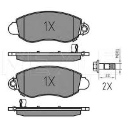 ON DISK FREN BALATASI V184 01- ARKADAN CEKER
