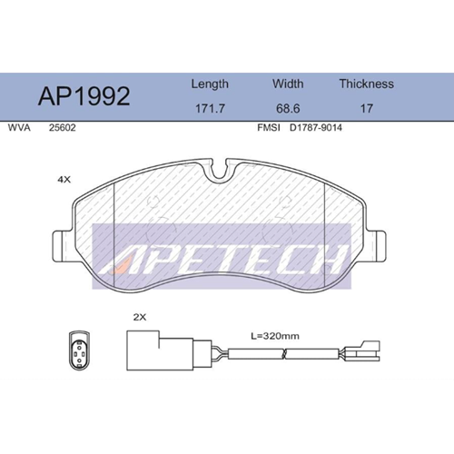 ON DISK FREN BALATASI V362 V363 CUSTOM 14- CIFT FISLI