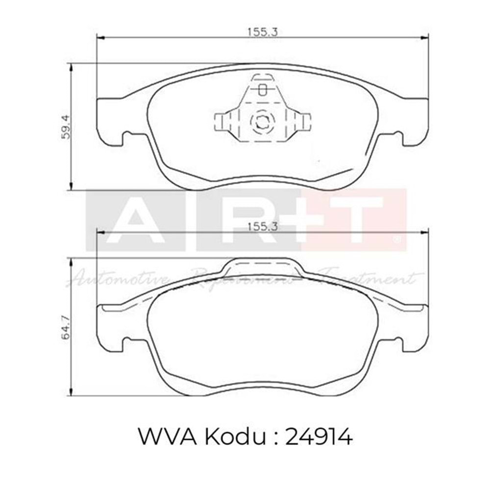 FREN BALATASI ON MEGANE III 09- SCENIC III 09- FLUENCE 10- DUSTER 10- LODGY 12- CAPTUR I 13- 1.5 DCI 1.6 16V