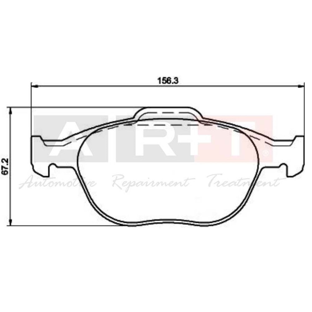 FREN BALATASI ON FORD CONNECT 02- LP1724