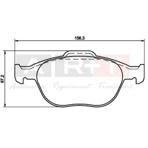 FREN BALATASI ON FORD CONNECT 02- LP1724