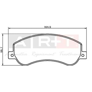 FREN BALATASI ON FORD TRANSIT V347 06-14 A.CEKER VW AMAROK 2.0 TDI 10-