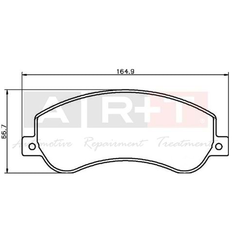 FREN BALATASI ON FORD TRANSIT V347 (06-) TRANSIT TOURNEO (06-14) VW AMAROK - CIFT IKAZ KABLOLU ON