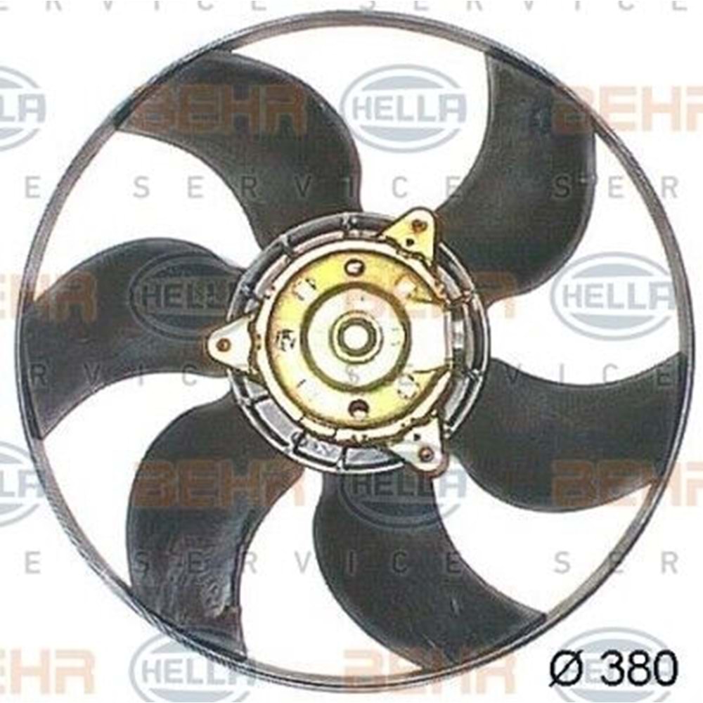 FAN MOTORU PERVANELI CLIO II-KANGOO 97>MEGANE I-SCENIC I (99-03) (AC)