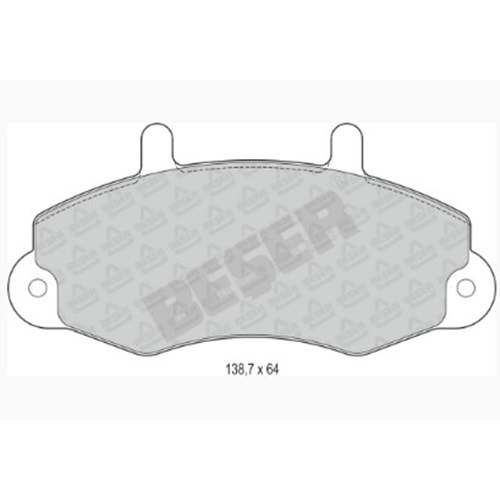 FREN BALATASI ON DISK TRANSIT T12 93>99 / AM93VX 2K021 A2A
