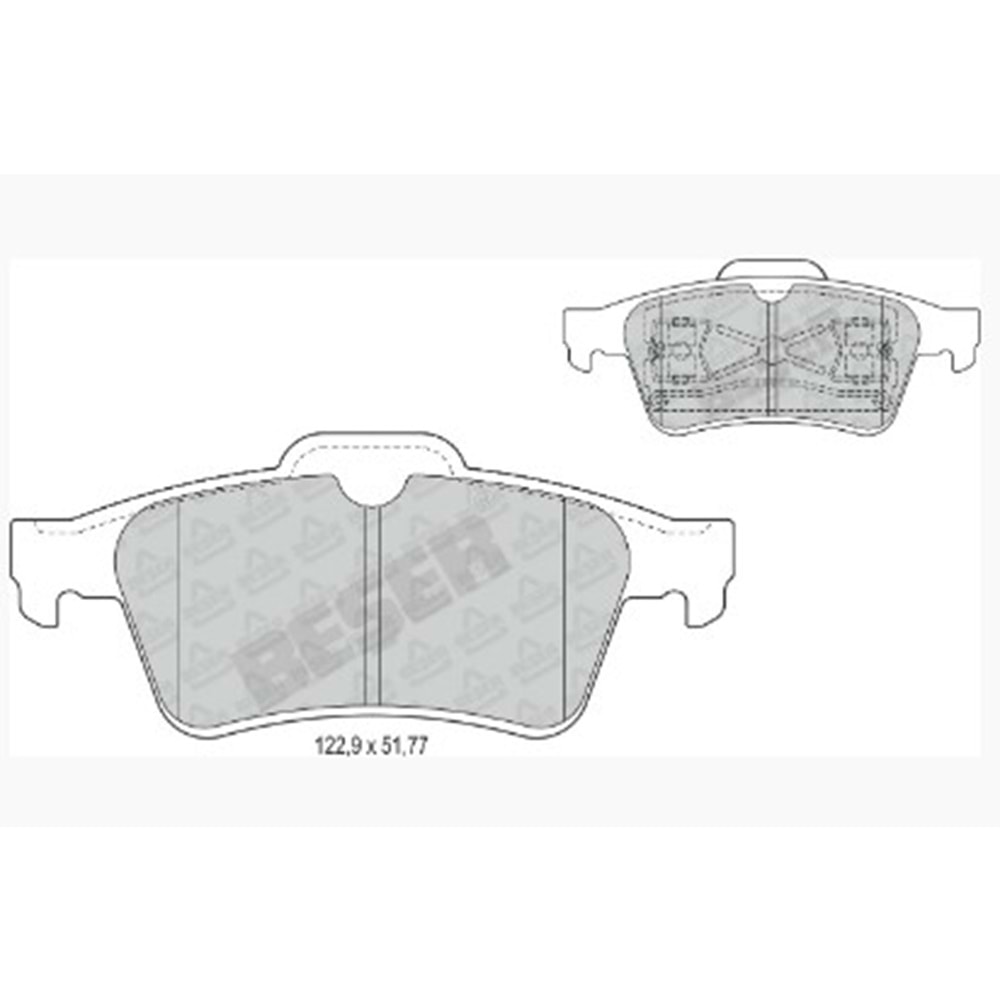 FREN BALATASI ARKA DISK CONNECT FOCUS II CMAX LAGUNA 02-