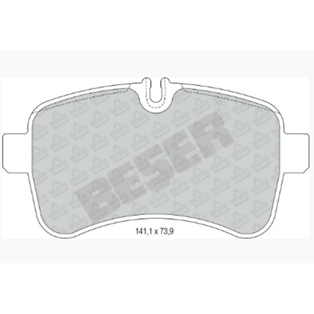 FREN BALATASI ARKA DISK IVECO DAILY III 06> / 42555917