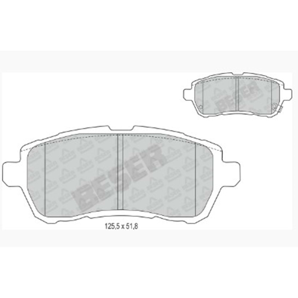 FREN BALATASI ON DISK FIESTA 08> / ME8V5J 2K021 AA