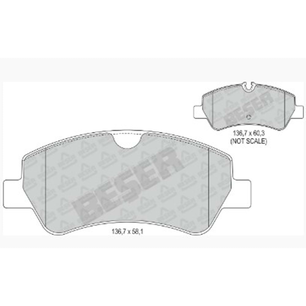 FREN BALATASI ARKA DISK TRANSIT V363 -V362 CUSTOM 12>