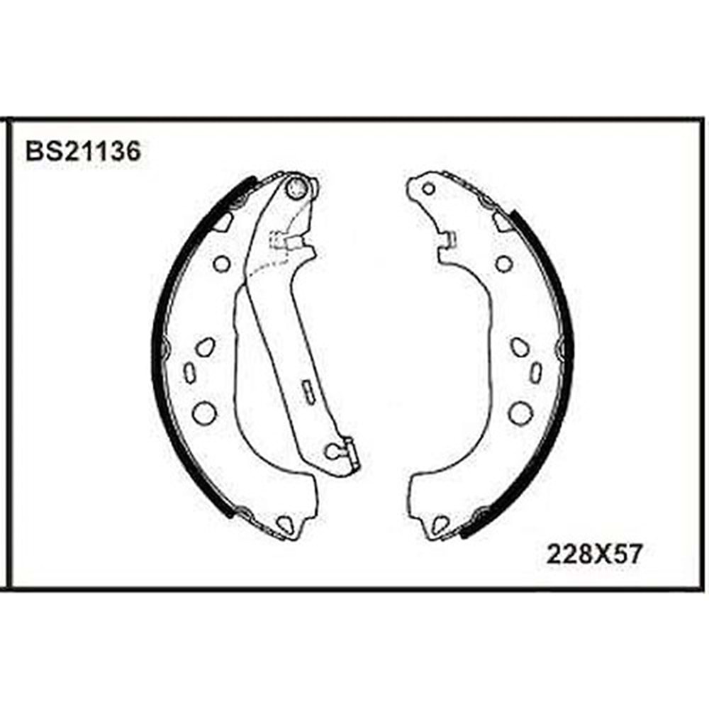 FREN BALATASI ARKA PABUCLU CONNECT V227 1.8 TDCI 02-13