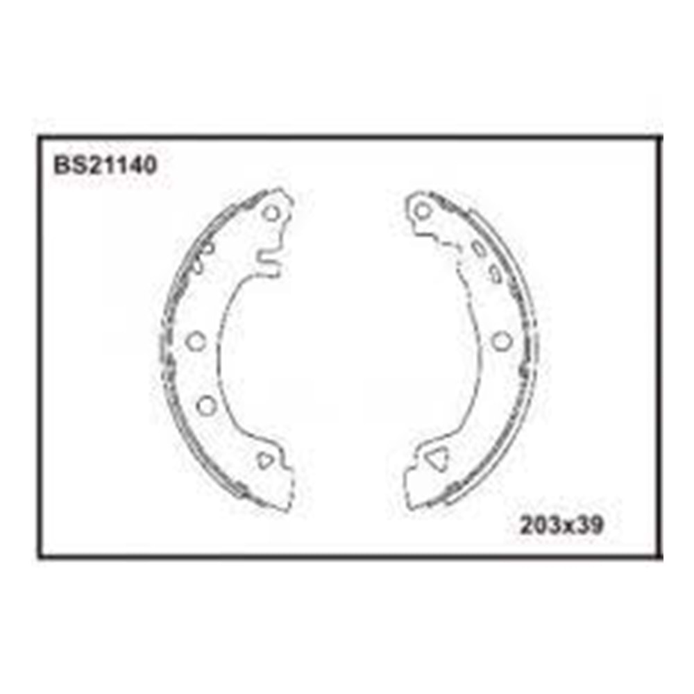 FREN BALATASI ARKA PABUCLU R19 EXPRESS BRAVA BRAVO MAREA