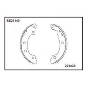 FREN BALATASI ARKA PABUCLU R19 EXPRESS BRAVA BRAVO MAREA