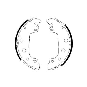 ARKA PABUCLU BALATA (229X42MM) R12 M131 DKS /TAUNUS F.TRANSIT 2.5