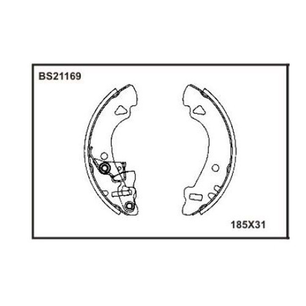 FREN BALATASI ARKA PABUCLU UNO 70 PANDA 95-04