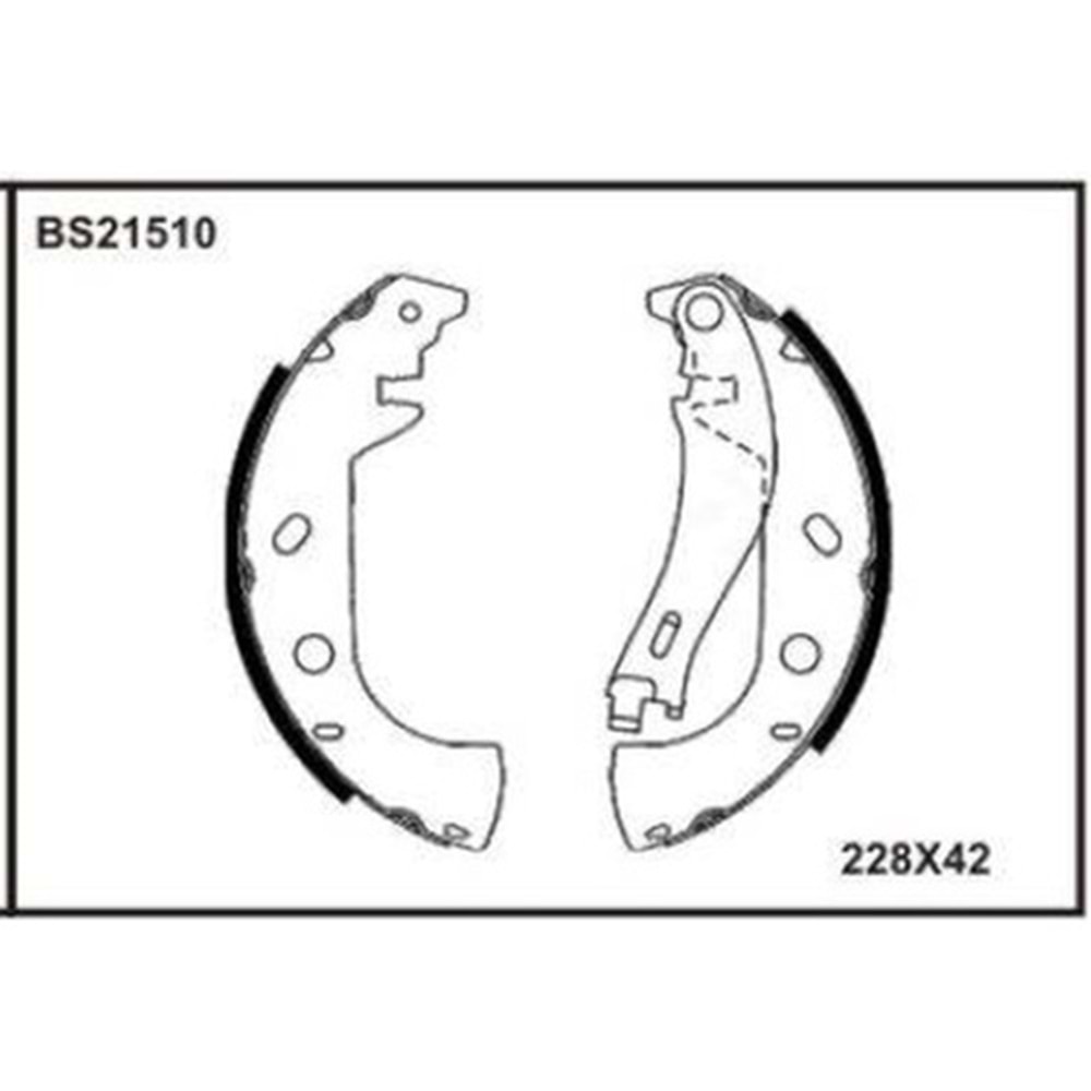 FREN BALATASI ARKA PABUCLU ALBEA 1.2 01-> PALIO WEEKEND 1.2 1.6 16V MAREA WEEKEND 1.6 16V 1.9 JTD