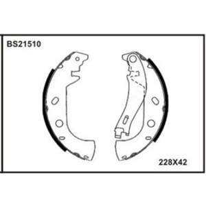 FREN BALATASI ARKA PABUCLU ALBEA 1.2 01-> PALIO WEEKEND 1.2 1.6 16V MAREA WEEKEND 1.6 16V 1.9 JTD