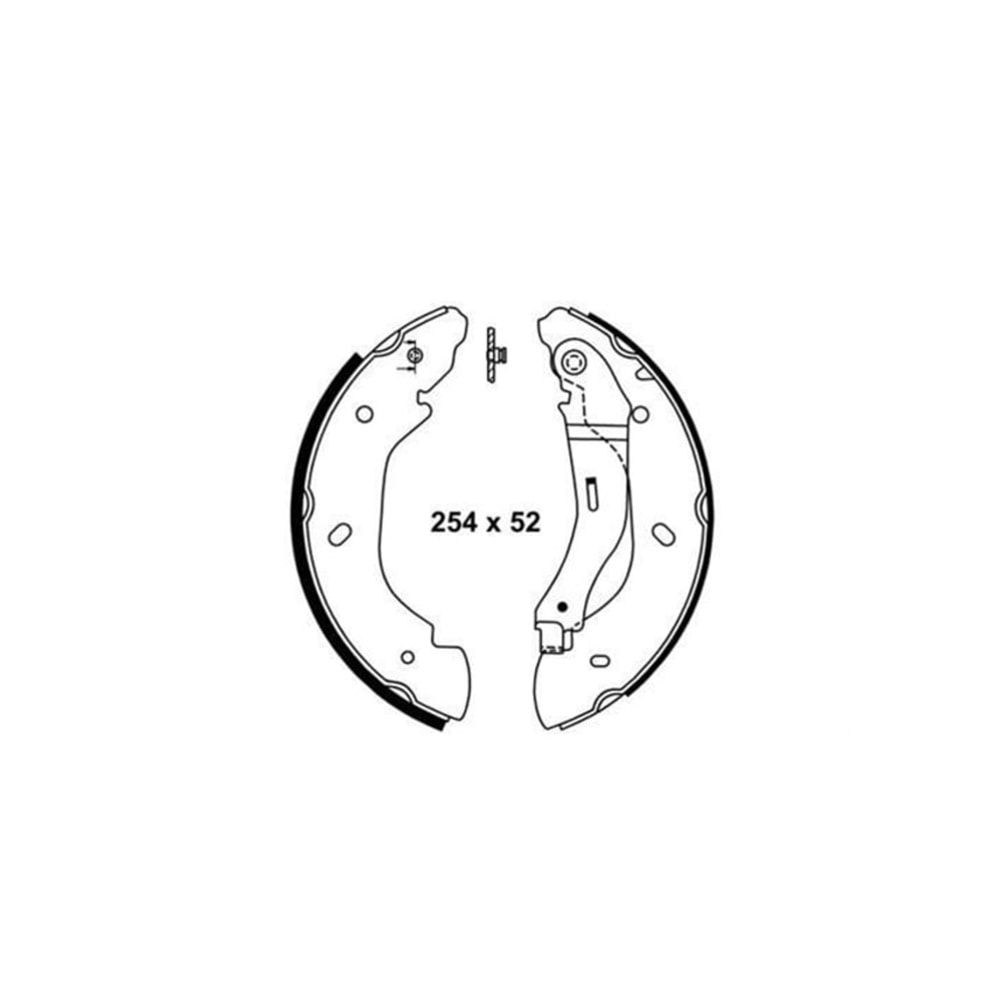 FREN BALATASI ARKA PABUCLU TRANSIT V184 2.0 TDCI 2.2 TDCI 2.4 TDCI 3.2 TDCI 03-14 ONDEN CEKISLI