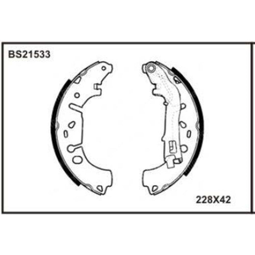 FREN BALATASI ARKA PABUCLU LINEA 07-> FIORINO 07-> GRANDE PUNTO 08-> BIPPER NEMO 08-> CORSA D CORSA