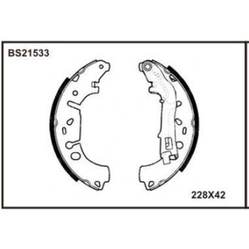 FREN BALATASI ARKA PABUCLU LINEA 07-> FIORINO 07-> GRANDE PUNTO 08-> BIPPER NEMO 08-> CORSA D CORSA