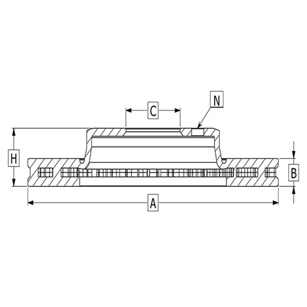 FREN DISKI ON GRANDE PUNTO 1.2 1.4 1.3D MULTIJET