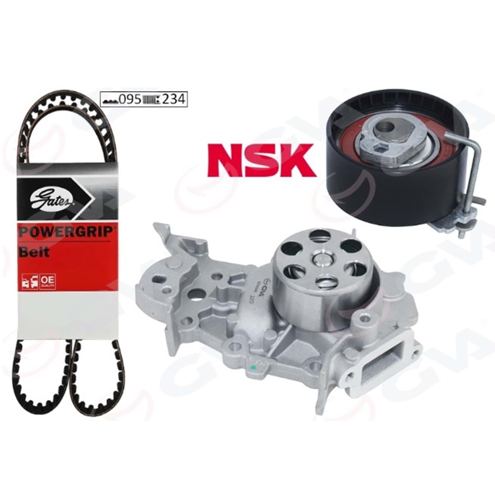 EKSANTRIK GERGI TRIGER SETI DEVIRDAIMLI (DAYCO) RENAULT CLIO II 98-05 CLIO III 05-12 CLIO IV 12-19 KANGOO 01> TWINGO 01> MODUS 04> LOGAN II 08> SANDERO 08> 1.2 D4F