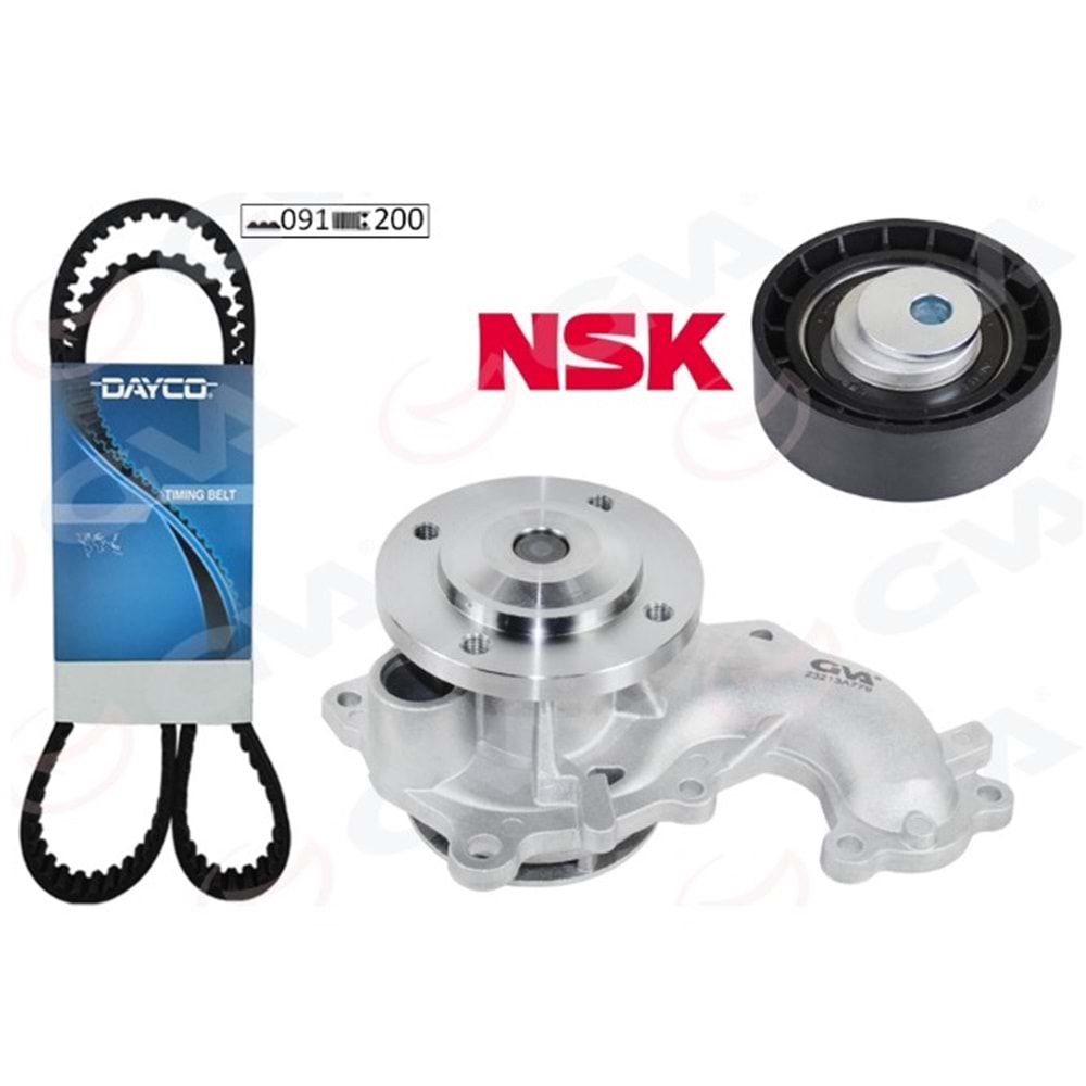 EKSANTRIK GERGI TRIGER SETI DEVIRDAIMLI (DAYCO) FORD CONNECT 1.8 TDCI 07>>13 FOCUS I 98>11 MONDEO IV 07>14 SMAX GALAXY 07>11 1.8 TD