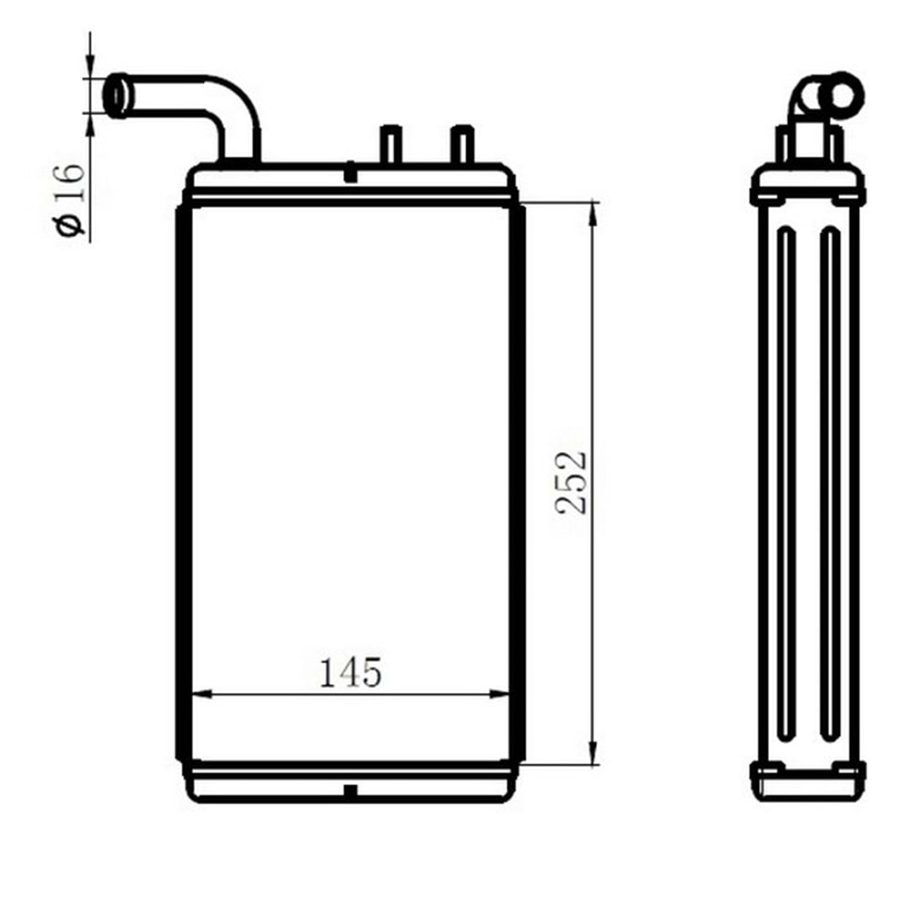 KALORIFER RADYATORU DKS M131 1600 (250X140X36)