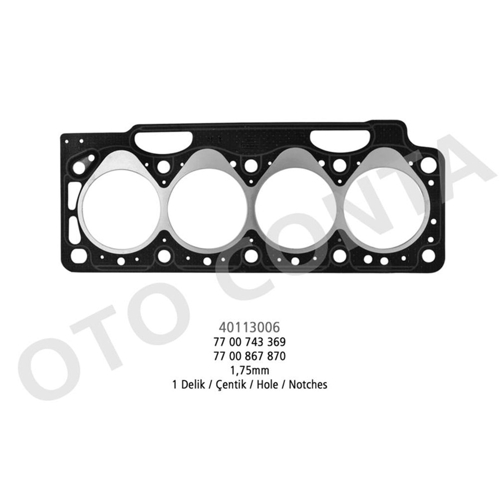 MOTOR TAKIM CONTA KECELI SILINDIR KAPAKSIZ R19 ESXPRESS CLIO KANGOO MEGANE 1.9 D (F8Q)