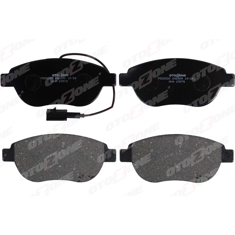 ON BALATA DOBLO 1.3-1.9 JTD 07>G.PUNTO 1.3 MJT 05>STILO 05>LINEA 07>BRAVO 07>(215mm)(1 FİŞLİ)GDB1655