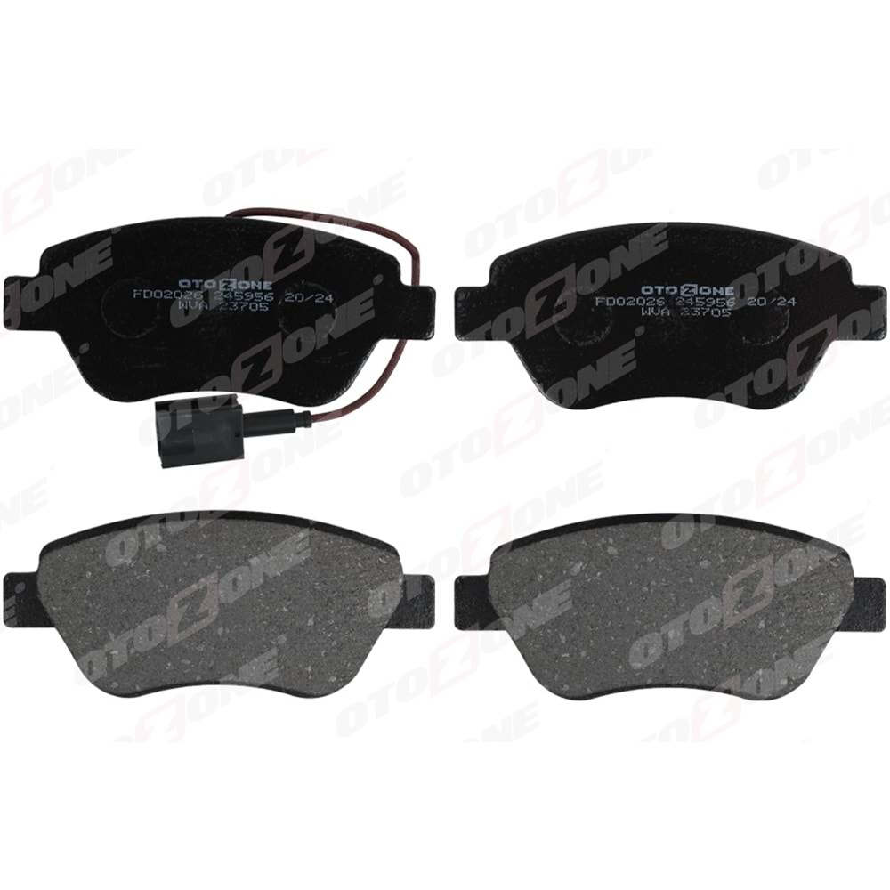 ON DISK BALATA TEK FISLI DOBLO-ALBEA-LINEA-STILO-FIORINO 1.3MJTD-BIPPER-NEMO 1.4 HDI