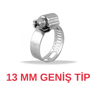 HORTUM KELEPCESI UNIVERSAL 13MM KALIN TIP 65/82 (PK50)